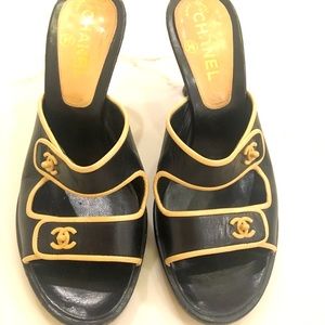 🔥CHANEL Logo 37.5 Heels🔥